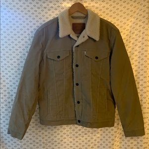 Levi’s Premium corduroy Sherpa Trucker Jacket